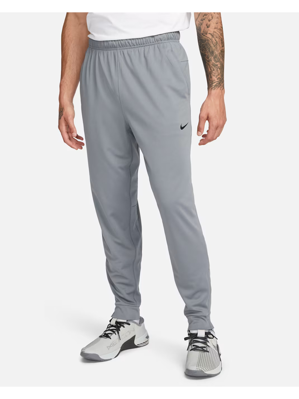 Nike Totality Mens Size S Dri-FIT Tapered Versatile Pants Grey/Black FB7509 084